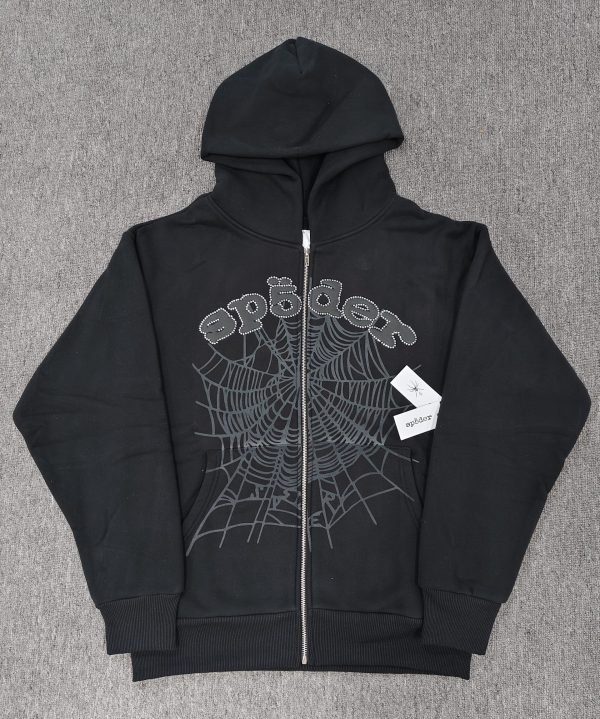Sp5der zip up hoodie -SP144